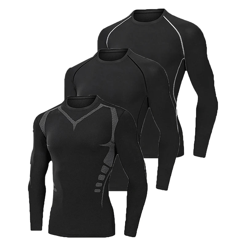 Men's Thermal Compression Set – Long Sleeve Top & Leggings