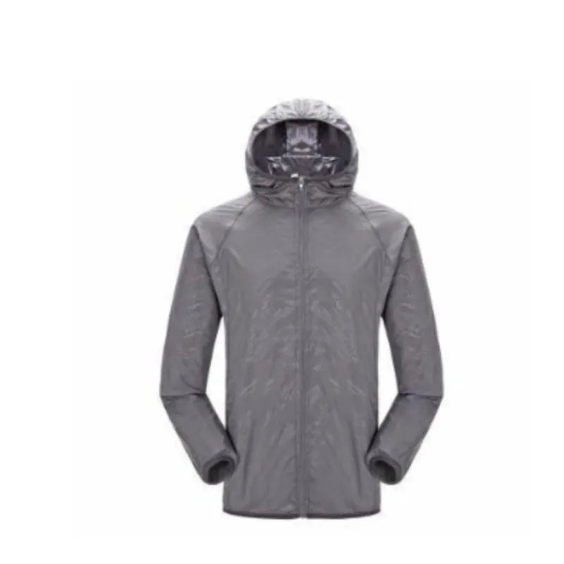 Waterproof Hiking Jacket for Men & Women – Quick Dry Outdoor Hooded Windbreaker