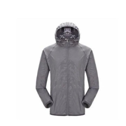 Waterproof Hiking Jacket for Men & Women – Quick Dry Outdoor Hooded Windbreaker
