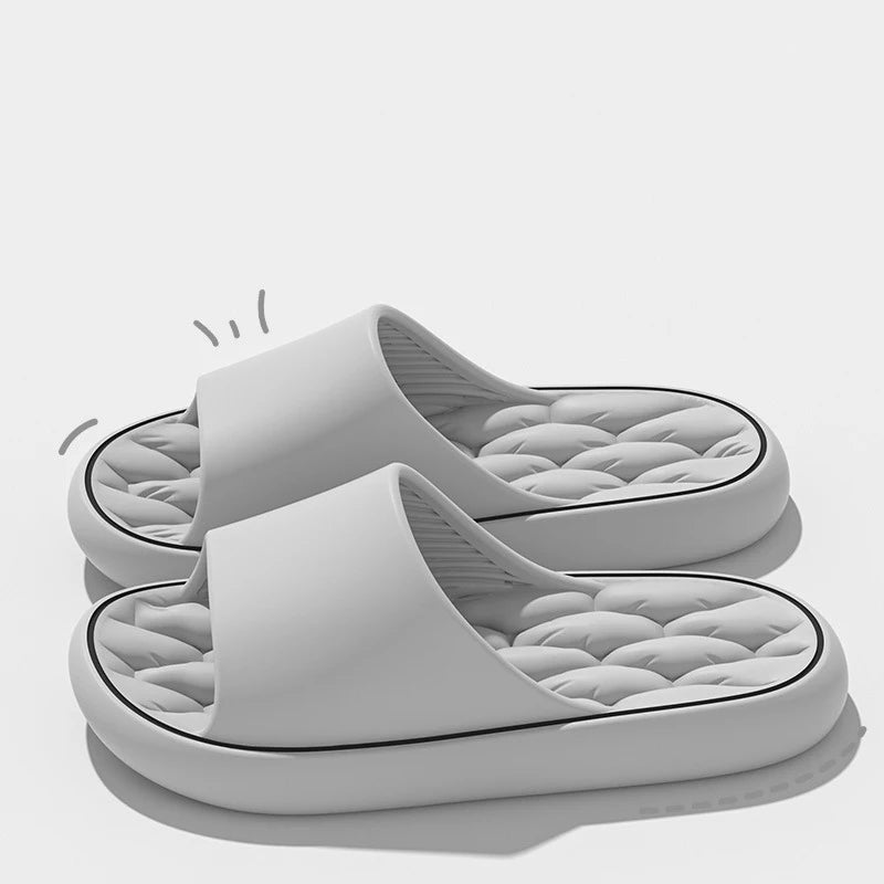 EVA Cloud Slippers – Thick Sole Cushion Slides for Indoor & Outdoor