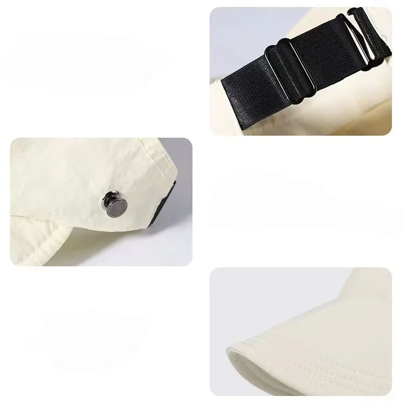 UPF50+ Quick-Dry Sun Visor Cap – Lightweight Outdoor Hat