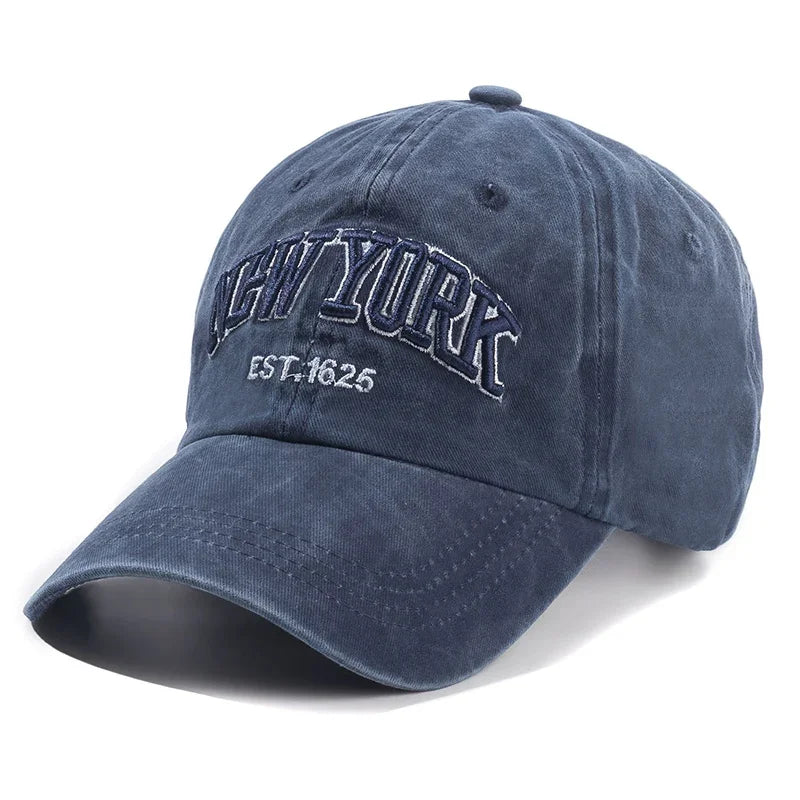 New York Washed Cotton Baseball Cap – Unisex Dad Hat