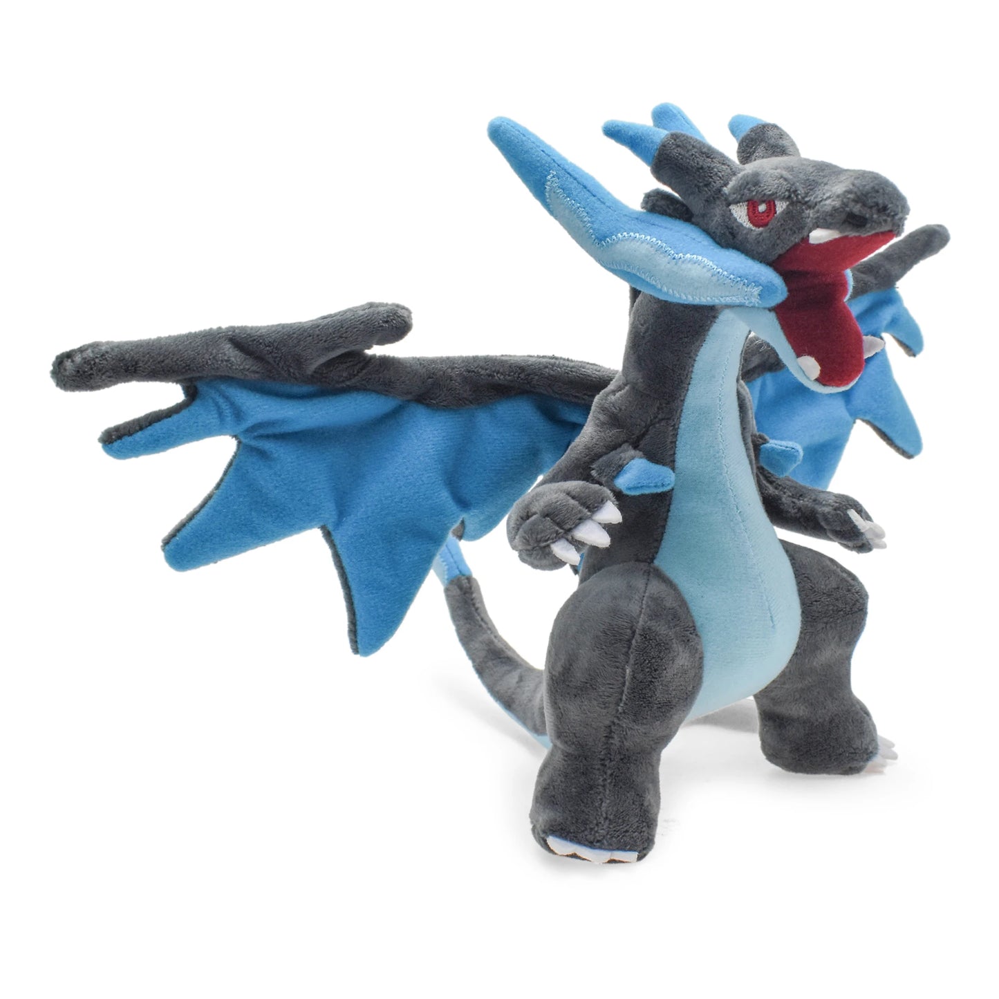 Mega Charizard X Plush Toy – Soft Stuffed Pokemon Doll 9 Inch