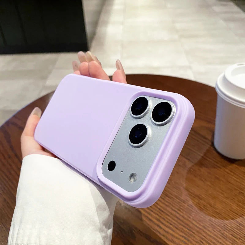 Luxury Candy Color Silicone Soft Case Iphone 17 Air 16 16e 15 14 Pro Max Plus Matte Thin Tpu Cover