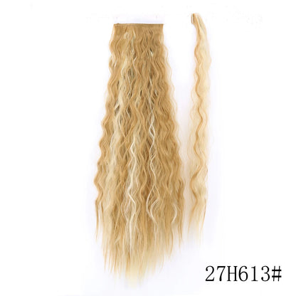 Wrap Around Ponytail Extension – Long Straight Synthetic Clip-In