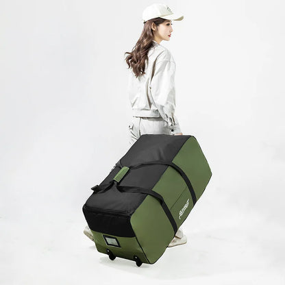 Large Capacity Foldable Travel Bag with Wheels