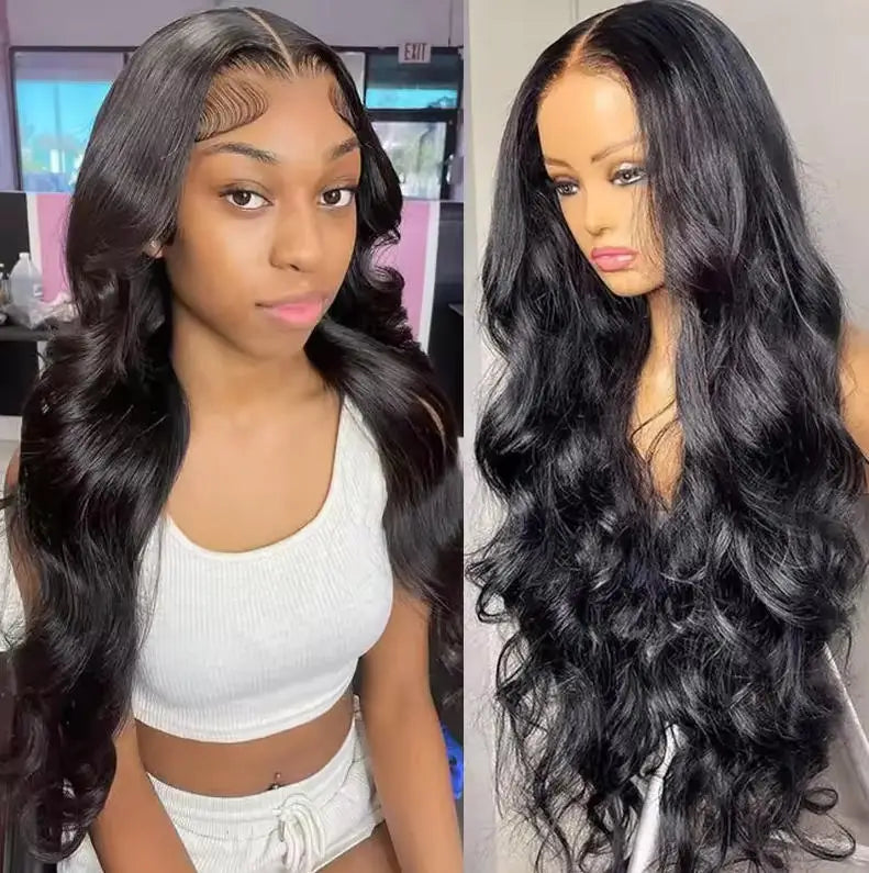40 42 Inches Silky Smooth Natural Black Body Wave Virgin Lace Wig 16 13x6 Wide Hd Front 13x4 Daily