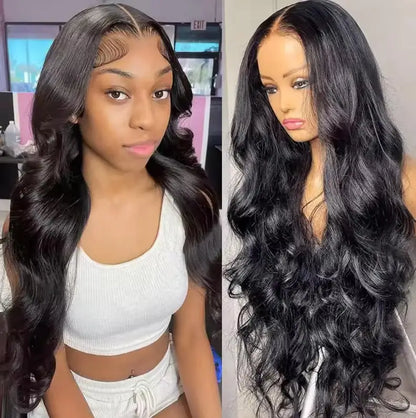 40 42 Inches Silky Smooth Natural Black Body Wave Virgin Lace Wig 16 13x6 Wide Hd Front 13x4 Daily