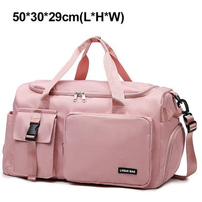 Women's Gym Bag with Wet Dry Separation – Swimming & Travel Duffle