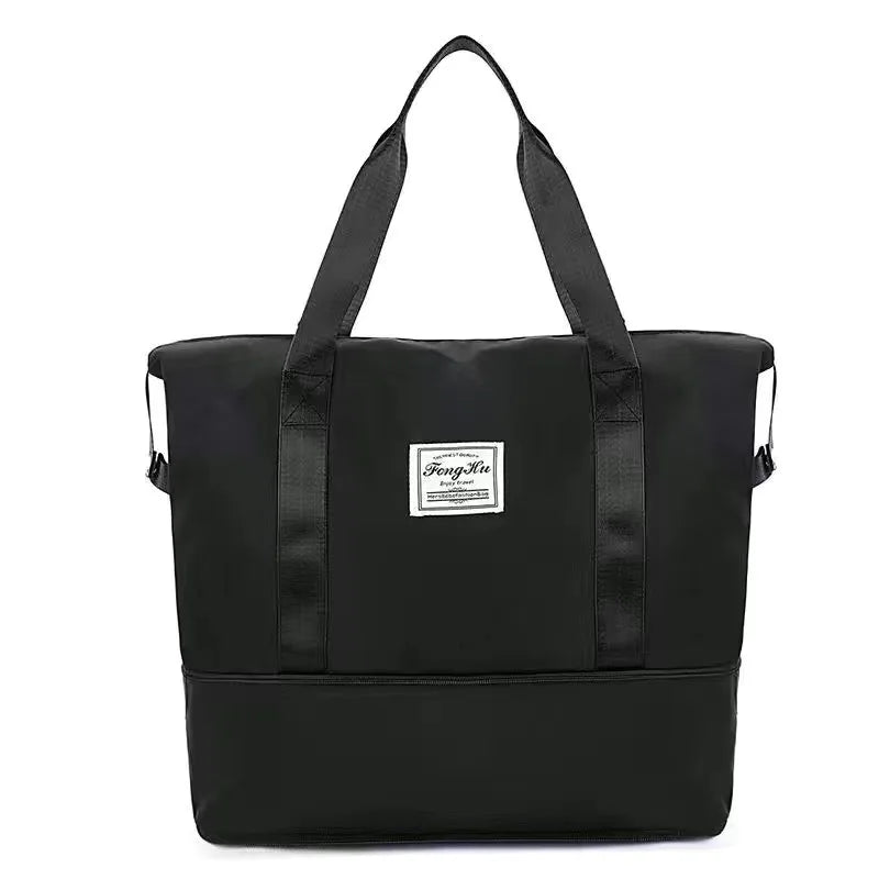 Foldable Travel Bag Large Capacity Waterproof Weekender Tote