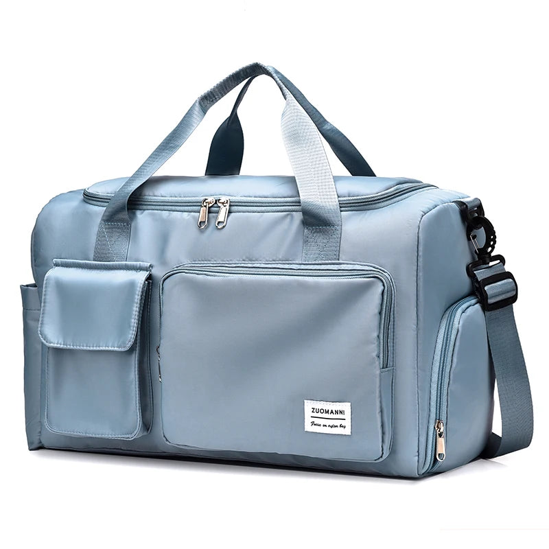 Weekender Duffle Bag – Large Carry-On Travel Bag with Shoe Compartment