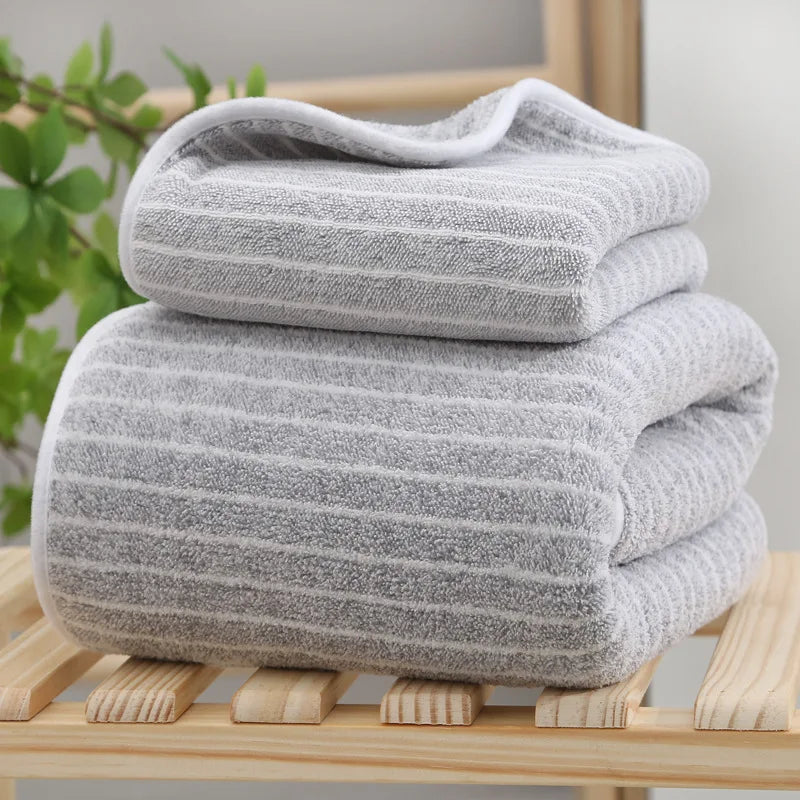 Quick-Dry Coral Fleece Towel Set – Soft & Absorbent