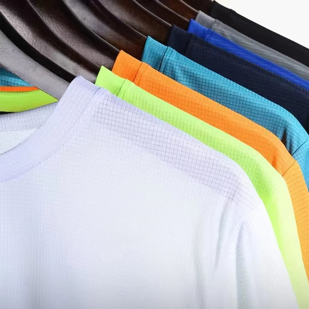 Men's Quick-Dry T-Shirt – Loose Fit Breathable Running & Sports Tee