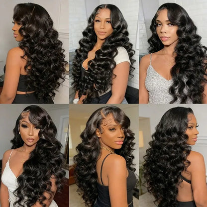 30 40 Inch Loose Wave Bundles 3 4 5pcs Raw Virgin Unprocessed Human Hair Brazilian Deep Extensions
