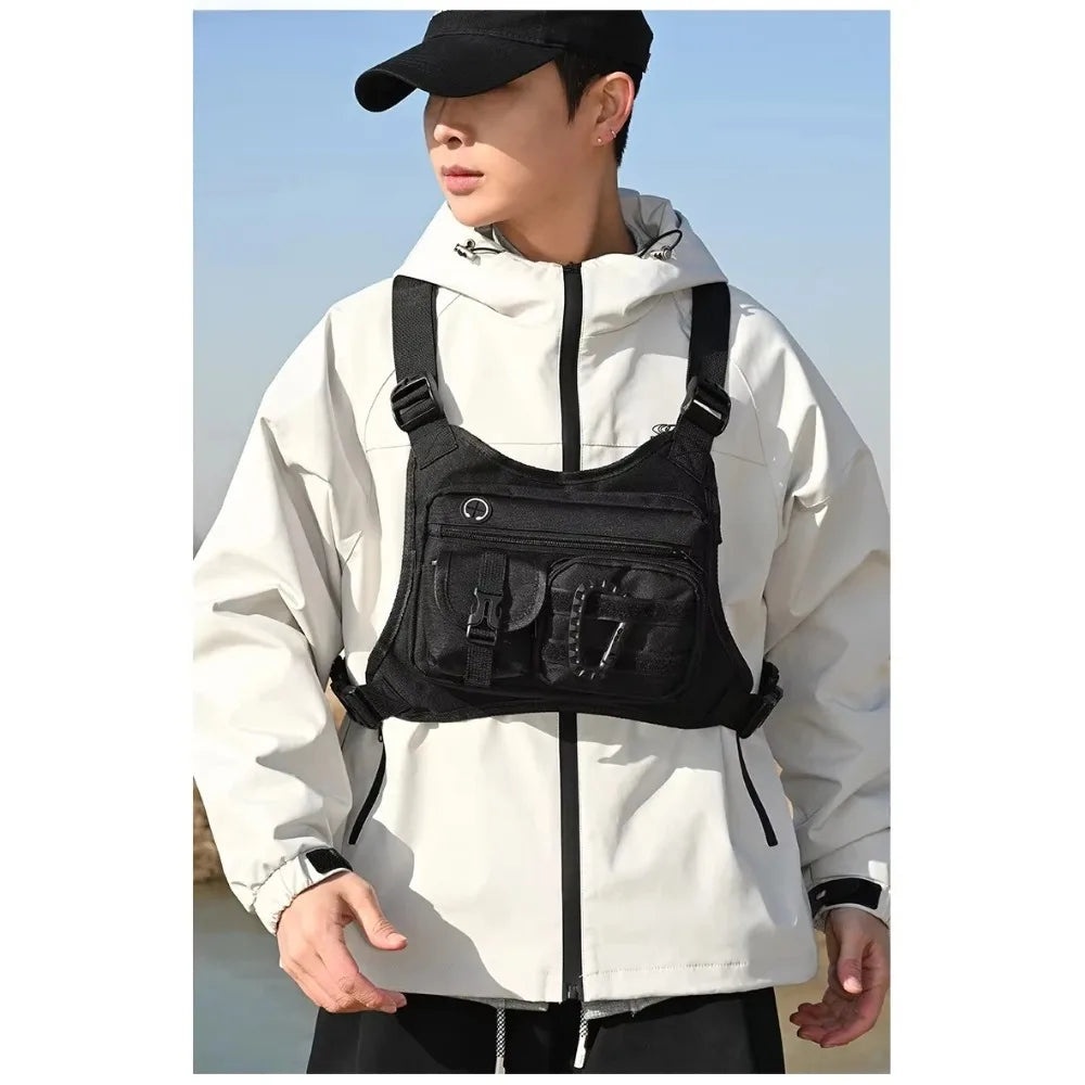 Tactical Chest Bag – Outdoor Vest Pack for Running & Cycling