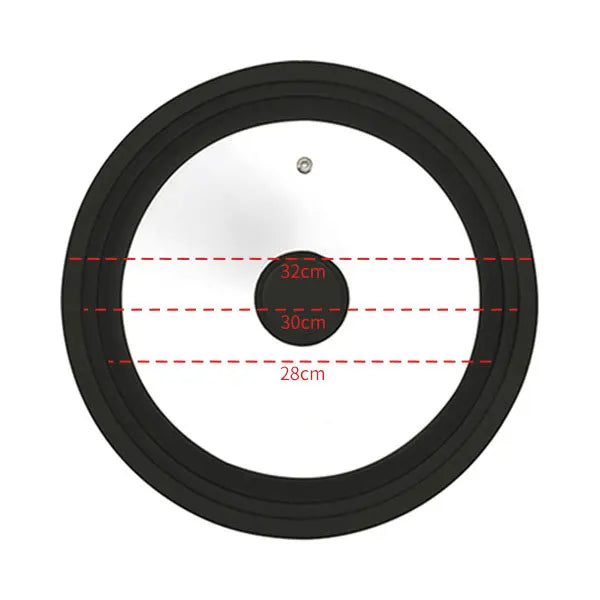 Universal Tempered Glass Lid for Pots & Pans – Multi-Size