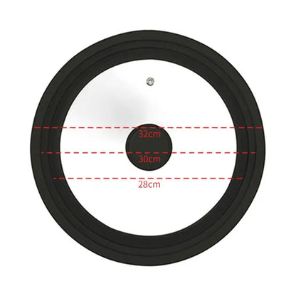 Universal Tempered Glass Lid for Pots & Pans – Multi-Size