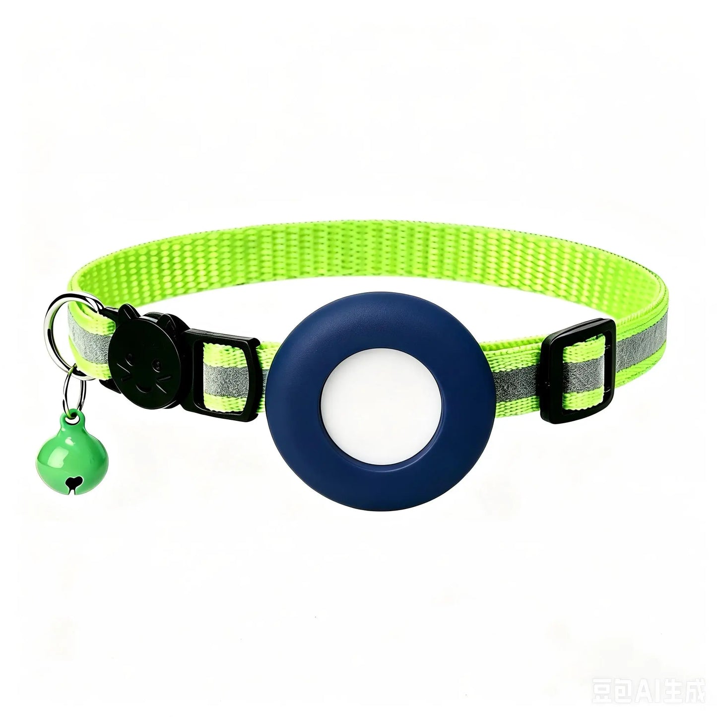 AirTag Pet Collar with GPS Holder – Adjustable Anti-Lost Collar for Cats & Puppies