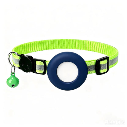 AirTag Pet Collar with GPS Holder – Adjustable Anti-Lost Collar for Cats & Puppies