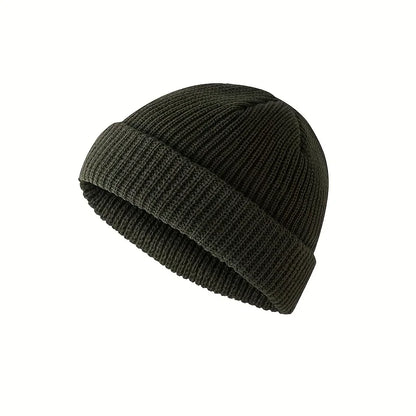 Winter Knit Beanie – Warm Thermal Running Hat for Outdoor Sports & Cycling