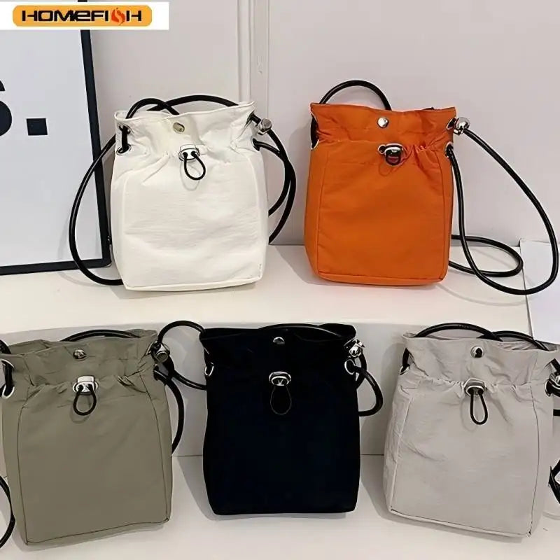 Mini Nylon Crossbody Bag Women's Phone Purse