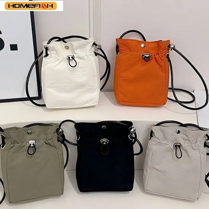 Mini Nylon Crossbody Bag Women's Phone Purse
