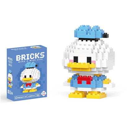 Disney Mini Building Blocks - Cute Character Micro Brick Figure Toy