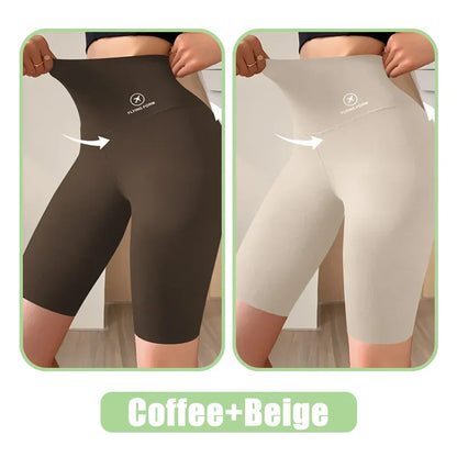 High Waist Biker Shorts for Women – Push Up Gym Cycling Yoga Leggings