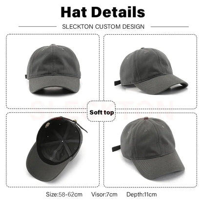 Custom Baseball Cap Wholesale Embroidery Print Cotton Hat