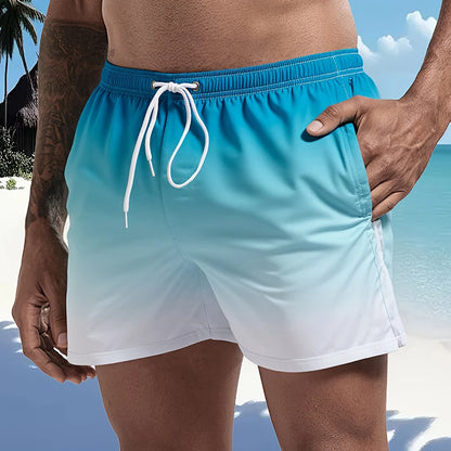 Men's Swim Trunks – Quick Dry Board Shorts with Mesh Lining