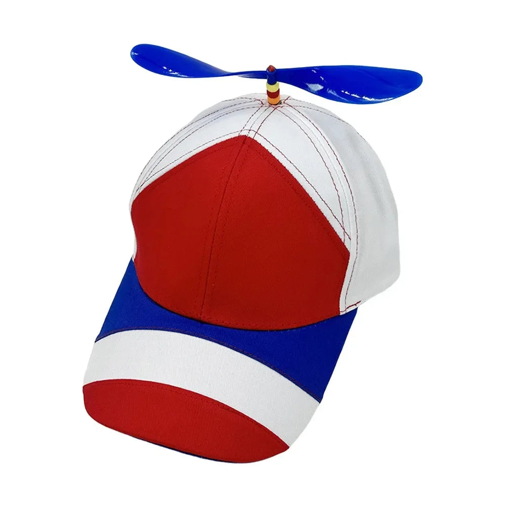 Propeller Beanie Hat – Funny Rainbow Helicopter Cap for Kids