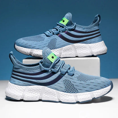 Men's Lightweight Knit Sneakers – Breathable Anti-Slip Running Shoes