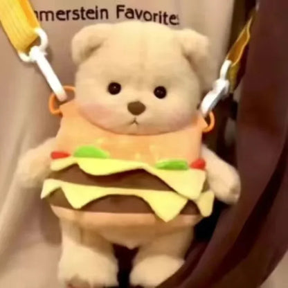 Teddy Bear Plush Toy with Changeable Outfits – Cute Stuffed Animal Doll