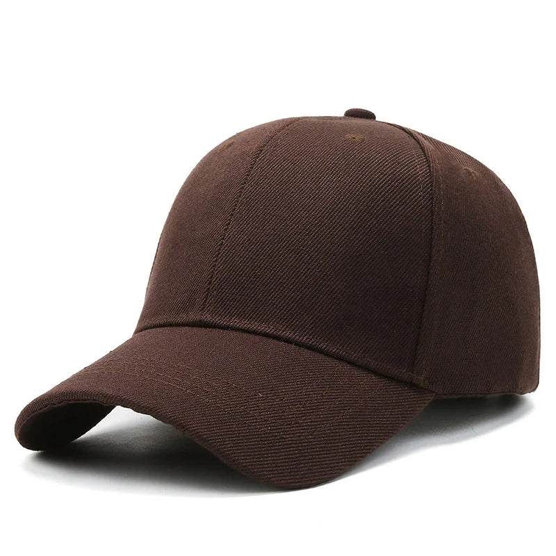 Plain Baseball Cap – Unisex Adjustable Snapback Dad Hat