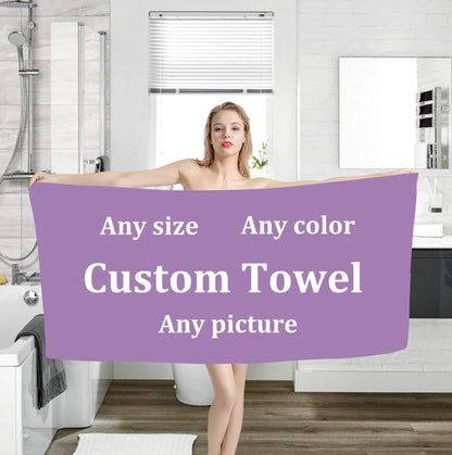 Custom Printed Towel – Any Size, Color & Picture