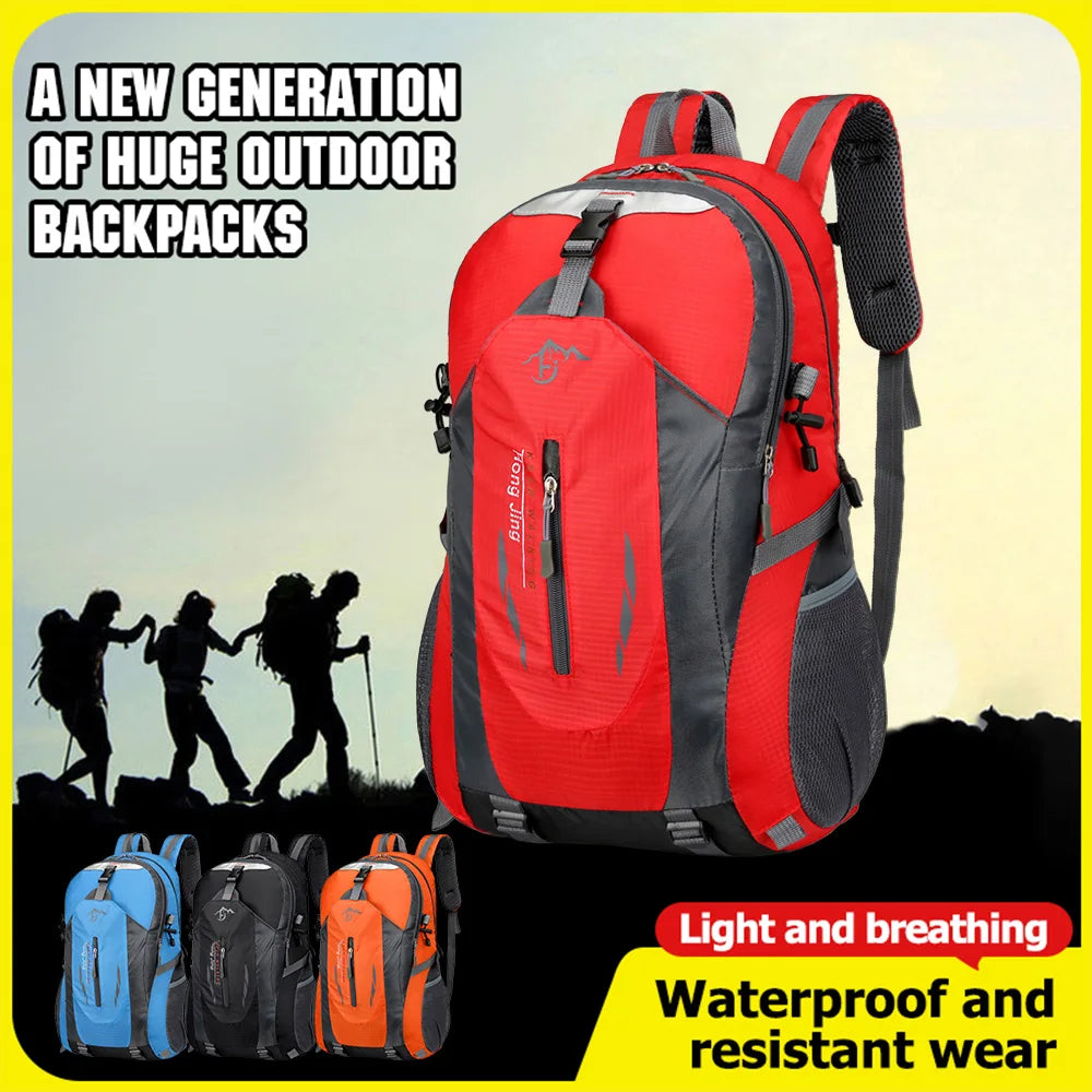 Hiking Backpack 40L Waterproof Lightweight Outdoor Daypack for Men & Women