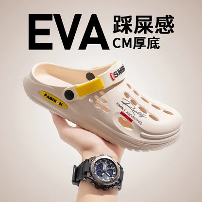 Men's EVA Clog Sandals Breathable Soft Sole Anti-Slip Beach Outdoor