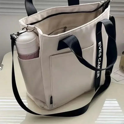 Large Capacity Nylon Tote Bag Women Waterproof Shoulder Crossbody