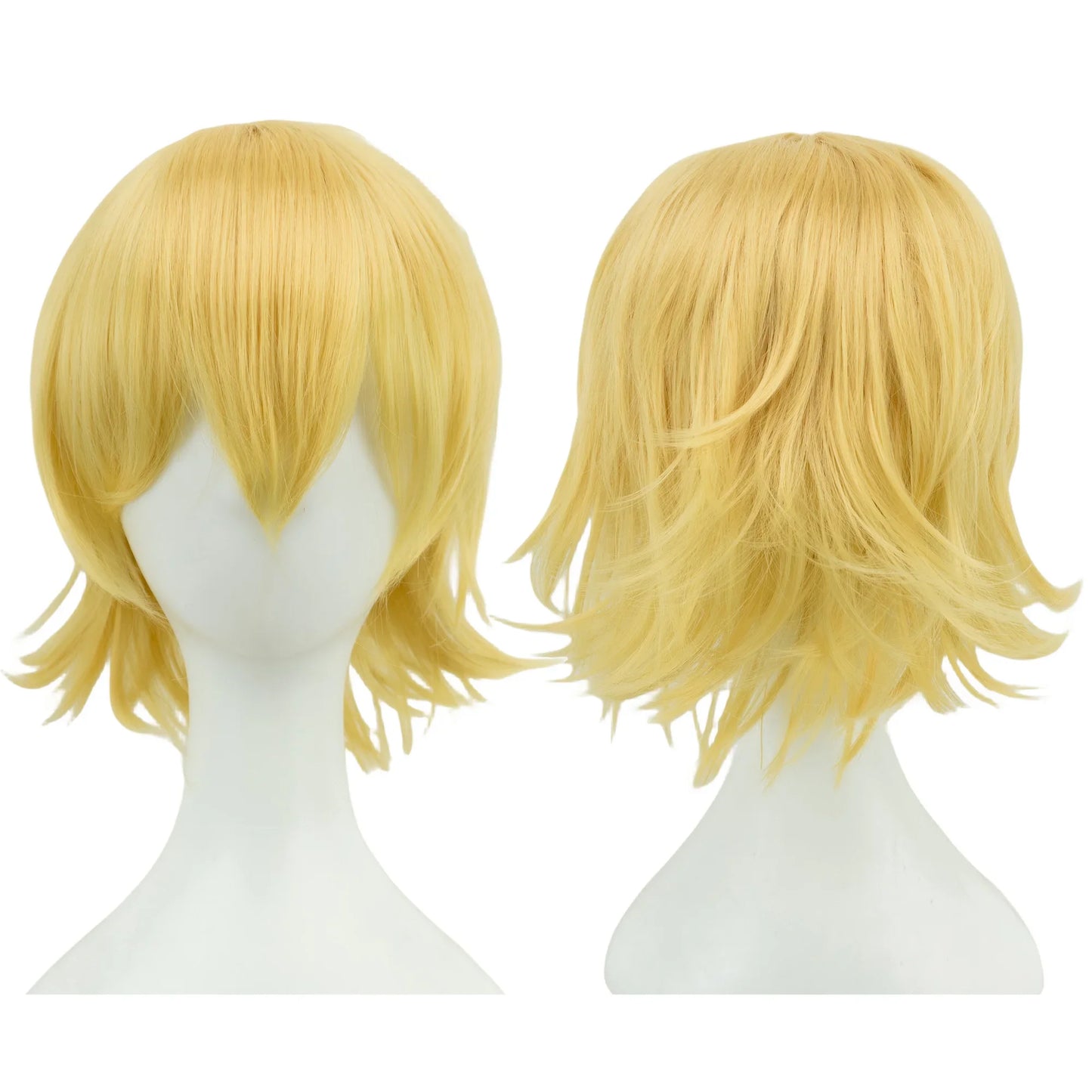 12-Inch Short Cosplay Bob Wig – Multi-Color Synthetic Hair