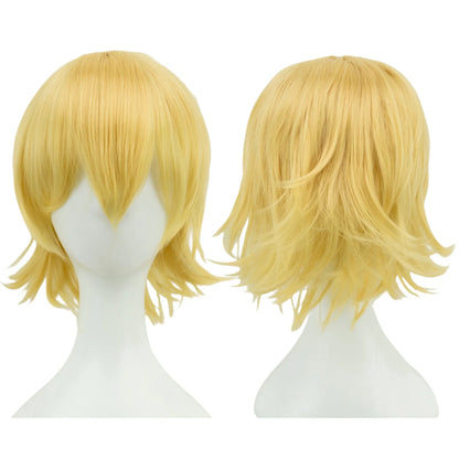 12-Inch Short Cosplay Bob Wig – Multi-Color Synthetic Hair