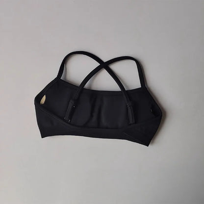 Seamless Racerback Sports Bra – Breathable Yoga & Gym Top for Women