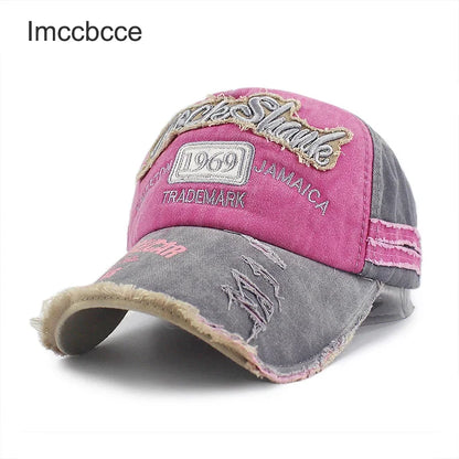 Vintage 1969 Embroidered Baseball Cap – Washed Cotton Snapback