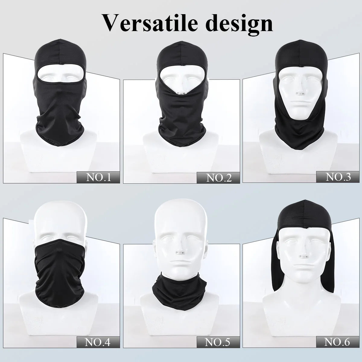 Balaclava Full Face Mask – Quick-Dry Cycling Helmet Liner
