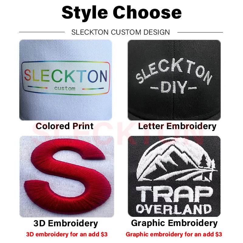 Custom Baseball Cap Wholesale Embroidery Print Cotton Hat