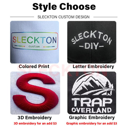Custom Baseball Cap Wholesale Embroidery Print Cotton Hat