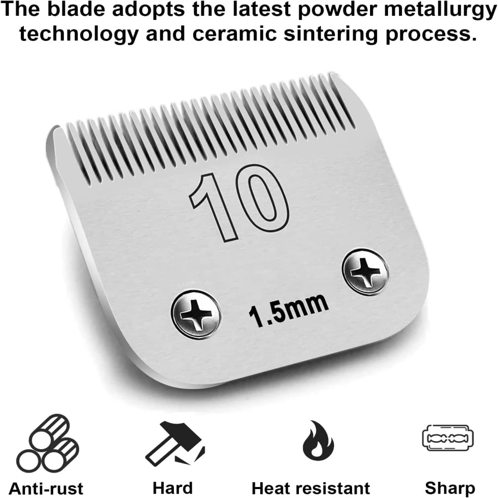 Dog Grooming Clipper Replacement Blades – Compatible with Andis Clippers