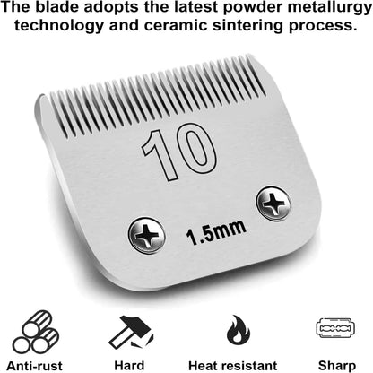Dog Grooming Clipper Replacement Blades – Compatible with Andis Clippers