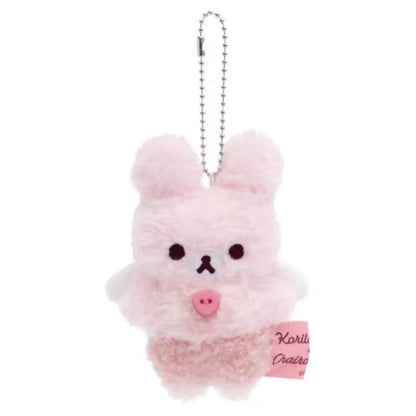 Rilakkuma Plush Keychain – Kawaii Angel & Devil Stuffed Bear Pendant