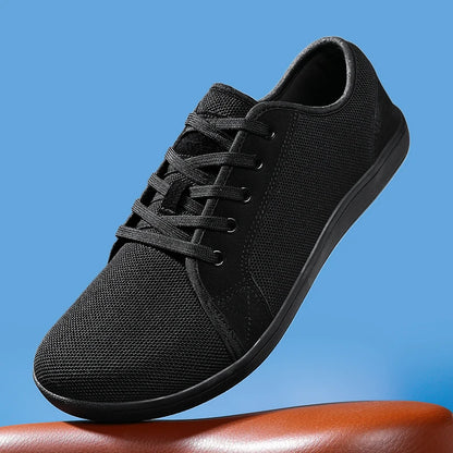 Men's Breathable Mesh Lace-Up Casual Sneakers