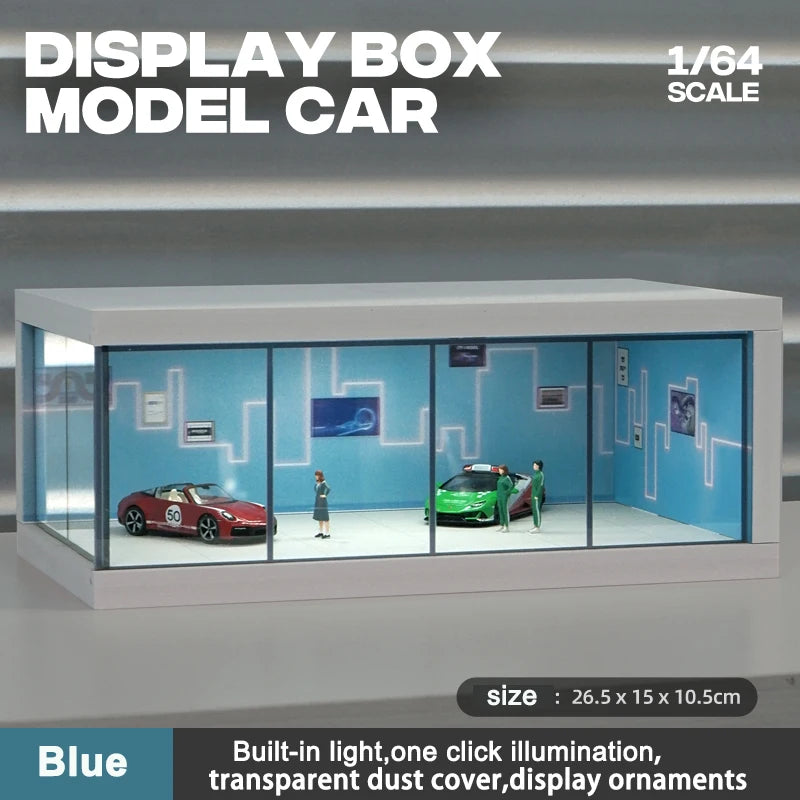 Garage Scene Diorama Model Kit – Collectible Decoration (No Dolls or Cars Included)